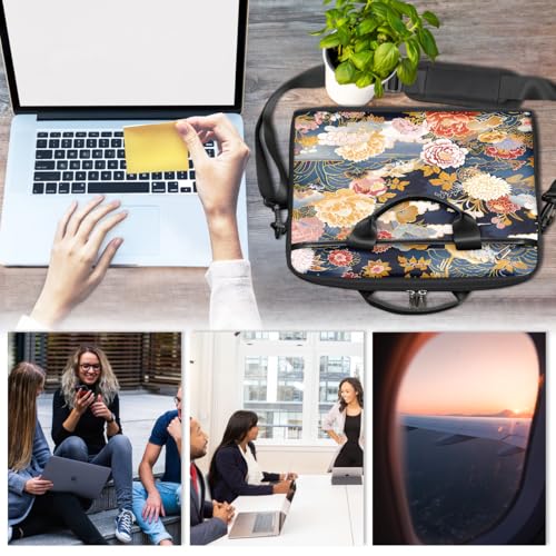 Funda para portátil Ethebre 15 pulgadas con correa ajustable miniatura 6