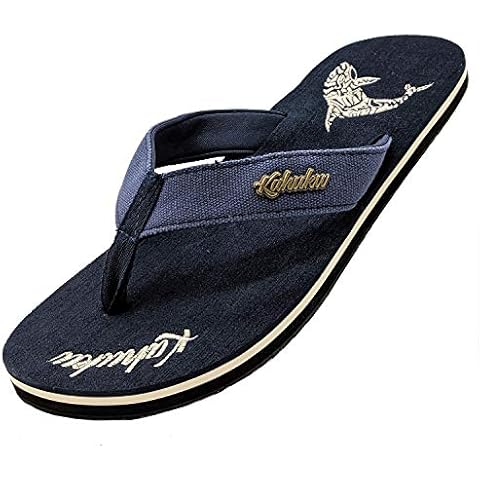 Kahuku - Men's Flip-Flops - Navy Whale (9 UK) Cover