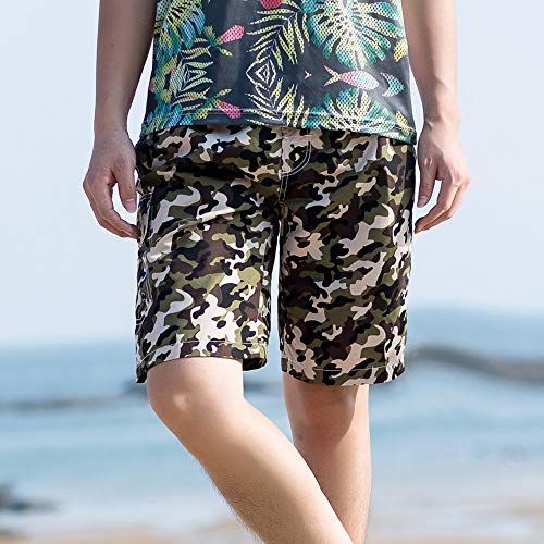 techcity Boys Teens Swim Trunks, Quick Dry Surfing Beach Sports Running Swim Shorts with Drawstring 6T to 18/202