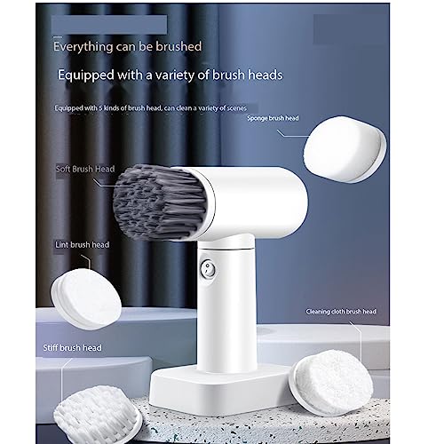 Nettoyeur rotatif électrique polyvalent avec têtes interchangeables