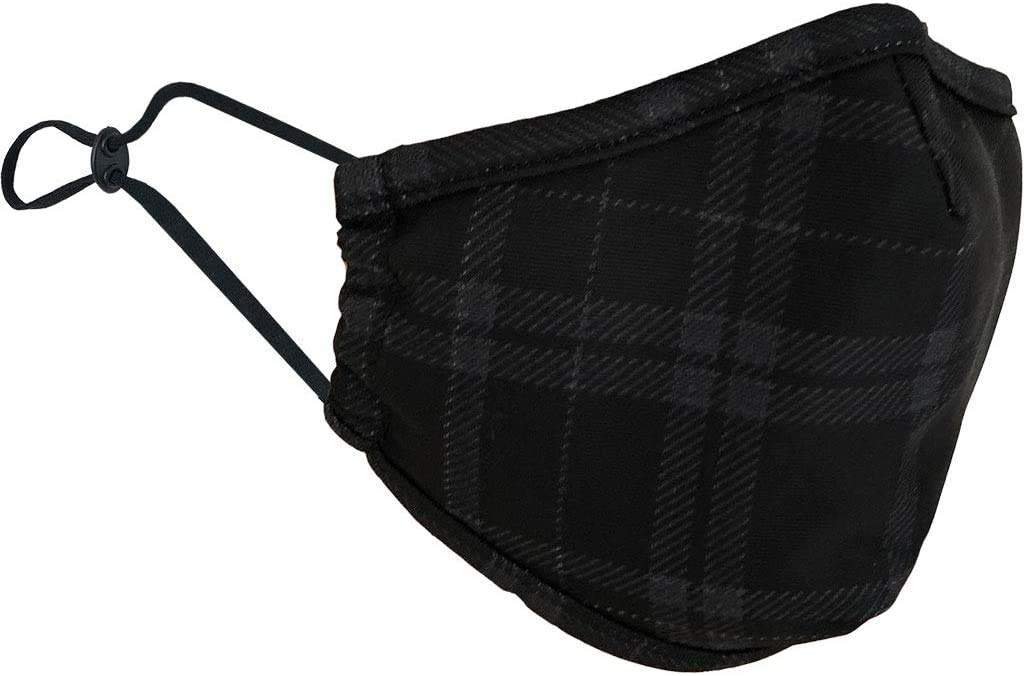 Aquarias Keep Safe Reusable Face Mask Protection Washable Mouth & Nose Shield Breathable Anti Smoke Pollution Motorcycle Sport (Tartan, Large)