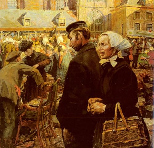 Peinture poster Amersfoort Hendrik Jan Wolter affiche art mural salon 60x90cm