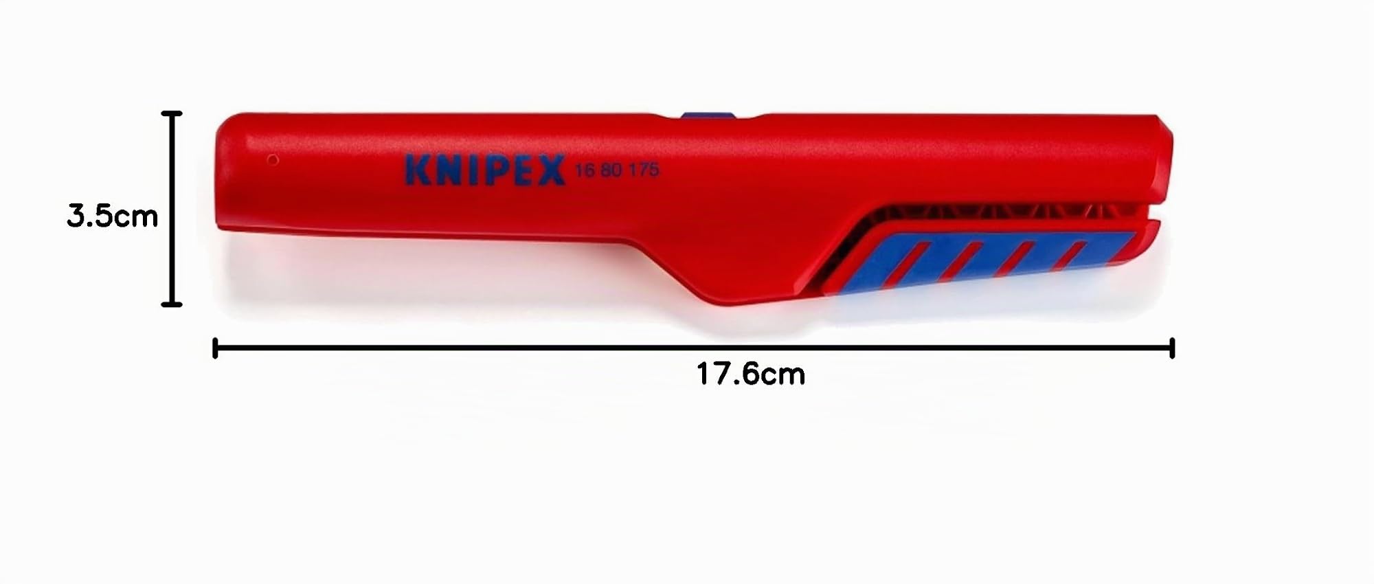 KNIPEX Outil à dégainer en profondeur en blister 175 mm, 16 80 175 SB