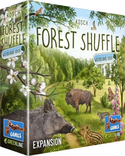 Lookout Forest Shuffle Woodland Edge Card Game Expansion - 36 New Species & Trees for Enhanced Gameplay! Strategy Game for Kids & Adults, Ages 10+, 2-5 Players, 60 Min Playtime, Made Games