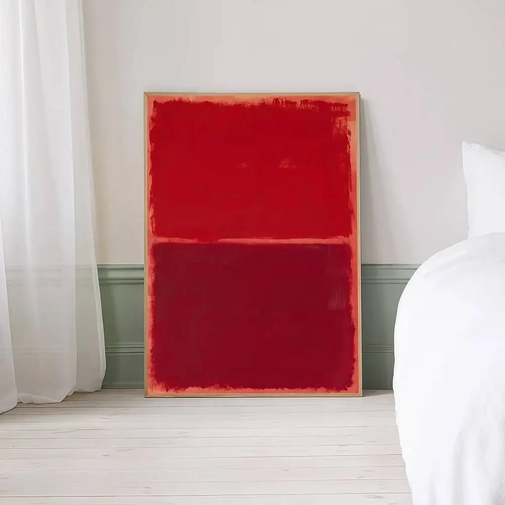 Póster de Mark Rothko 70x100 cm en lienzo de alta definición sin marco para decoración de pared