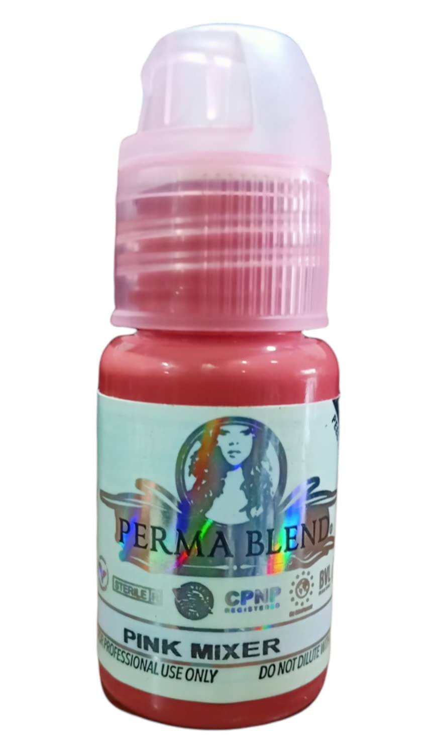 Perma Blend Pigments Professional Lip Color For Permanent Makeup Pink Mixer 15ml, Bottle-image-44