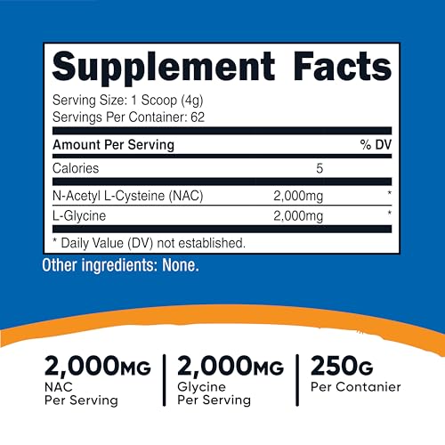Nutricost NAC + Glycine Powder