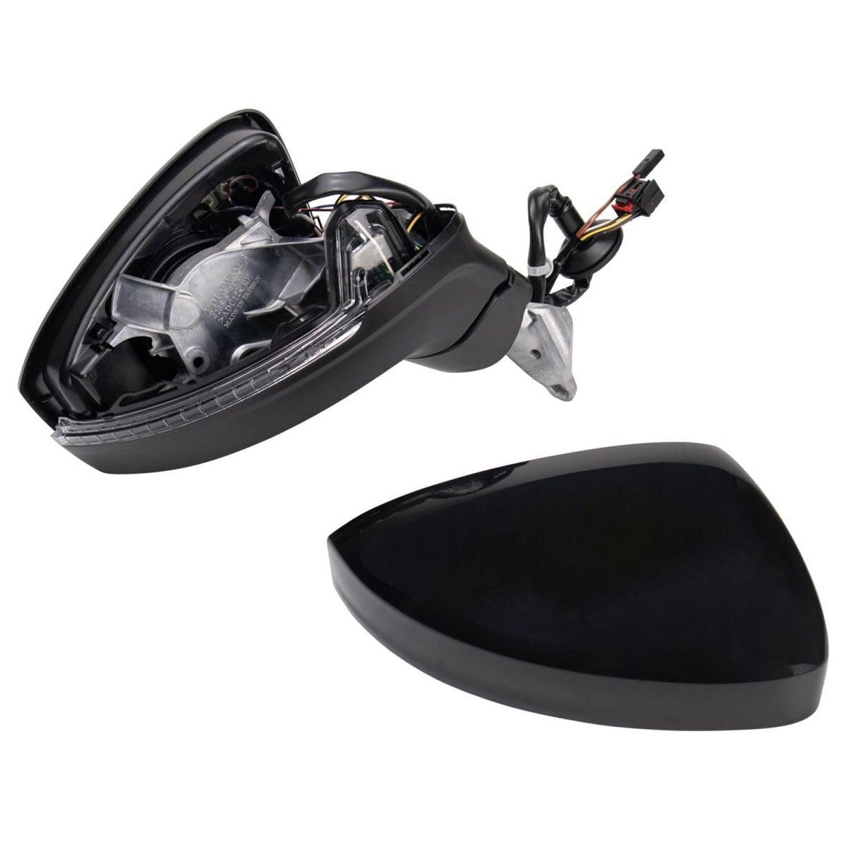 Amazon.com: ZJWSRSST Right Mirror Black 8-Connector Terminal 
