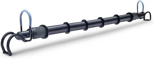 Barra de ropa para automóvil, barra de ropa resistente para vehículos, organizadores de almacenamiento de tela ajustable, para viajes, exteriores,