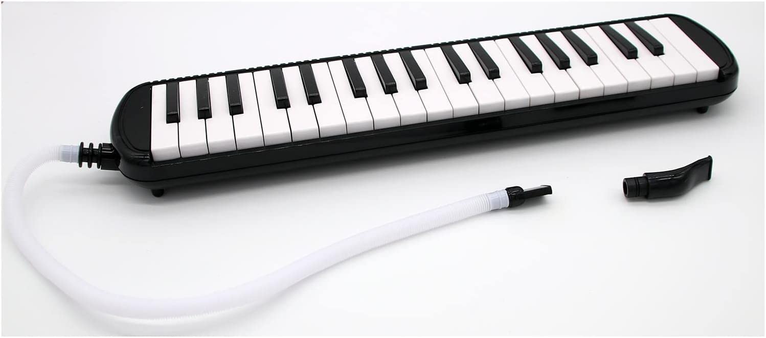 TMD-137A Mélodica - 37 touches - avec embouchure, tuyau d'embouchure, étui, tableau des doigtés et exemples de partitions