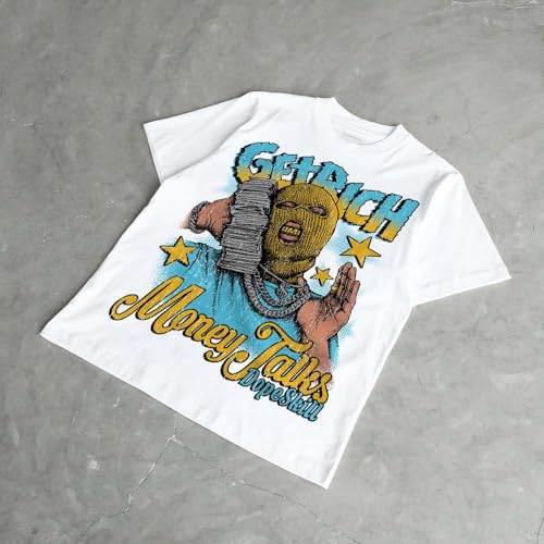 Image of DopeSkill Graphic Tee Streetwear Hip Hop Hypebeast Street Style Unisex T-Shirt Sneaker Colour Matching Shirts Cool Flexing