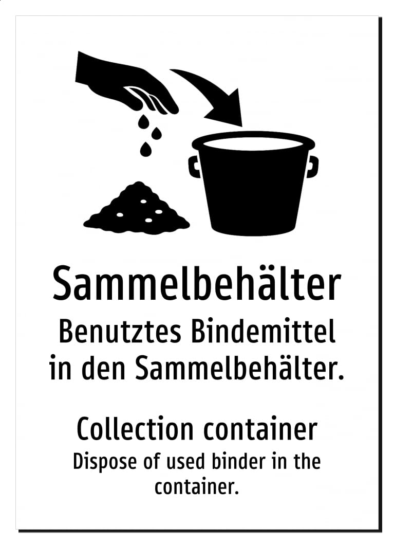 50891-DEEN-S-13 | Sammelbehälter/Collection container Schild