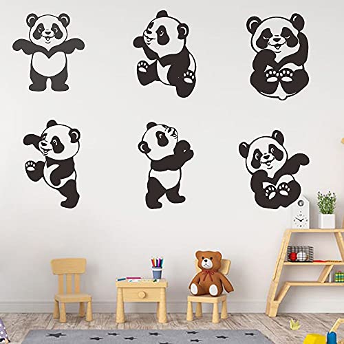 Vinilos Decorativos Panda Bambú 6 Piezas para Pared miniatura 4