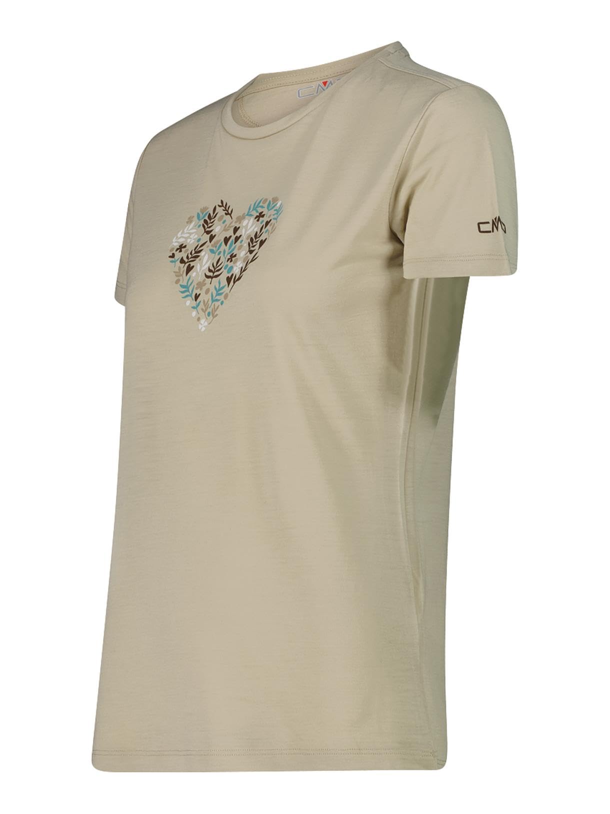 CMP Performance Merino - Maglietta da donna con prestazioni traspiranti e termoregolanti, perfetta per attività all'aperto e tempo libero