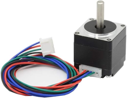 Iverntech Nema 11 Stepper Motor 28mm Body 1.8 Stepper Angle 0.8A 2 Phase 4-Lead with 50CM Cable for 3D Printer, CNC Machine and Robotics