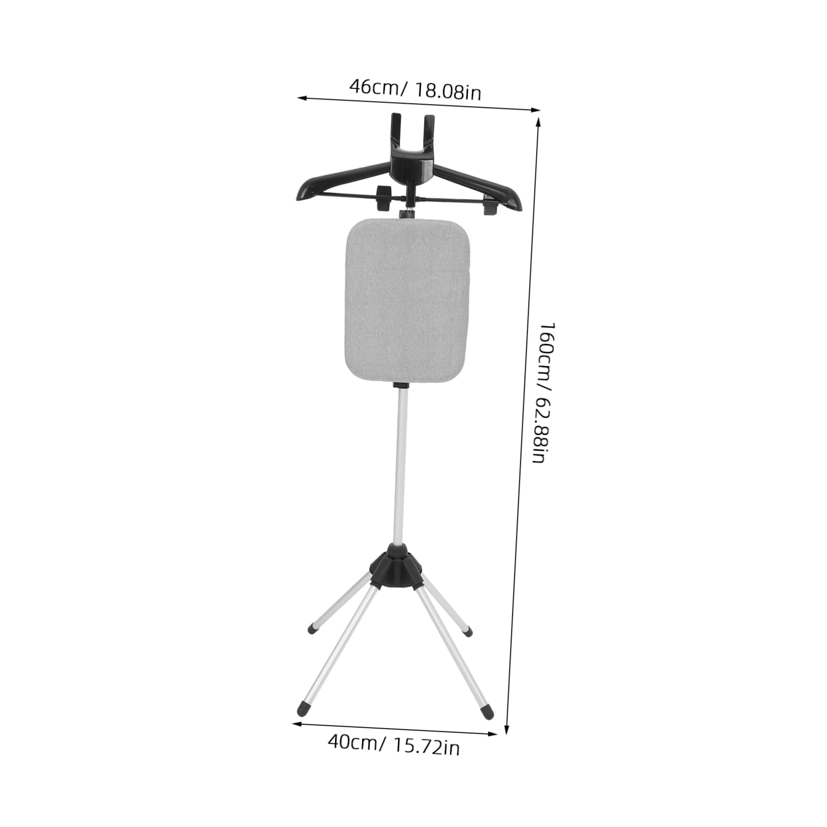 STOBAZA Stable Ironing Stand Rack Telescopic Folding Ironing Board Garment Rack for Clothes Steam Clothes Hanger