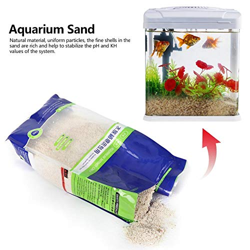 Aquário branco Areia viva Aquário Cascalho de areia Cascalho de aquário plantado natural Aquário dec
