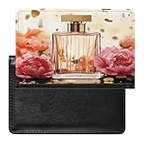 Fashion Perfume Passport Holder Passport Protector for Travel PU Wallet Cover Case Waterproof Card Case for Men