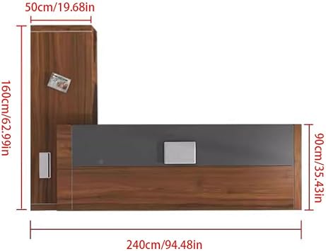 Home Office Desks Modern Single Executive Desk, Manager's, Large Furniture