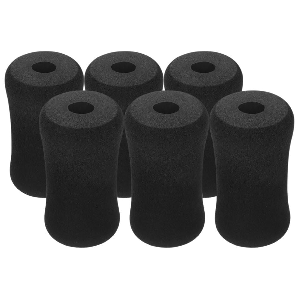 SUPVOX 6 Pcs Foam Foot Pads Rollers Replacement Covers for Leg Extension Machine Gym Equipment Cushioned Exercise Accessories