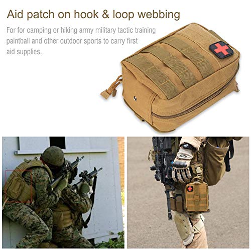 Wallfire Bolsa militar de primeiros socorros para sobrevivência ao ar livre, bolsa tática Molle médi