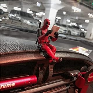 Funny anime Deadpool Anime Rear View Mirror Decoration Pendant Car Interior Anime Doll For Car Interior Accessories,for Car Mirror Auto Interior Decoration Accessories