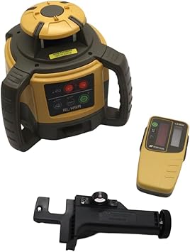Topcon RL-H5A Horizontal Self-Leveling Rotary Laser Level Kit- LS-80X Receiver, NiMH Battery, and Charger 2600ft Range, 1/16" Accuracy at 100ft, IP66 Rated for Construction, Grading & Excavating