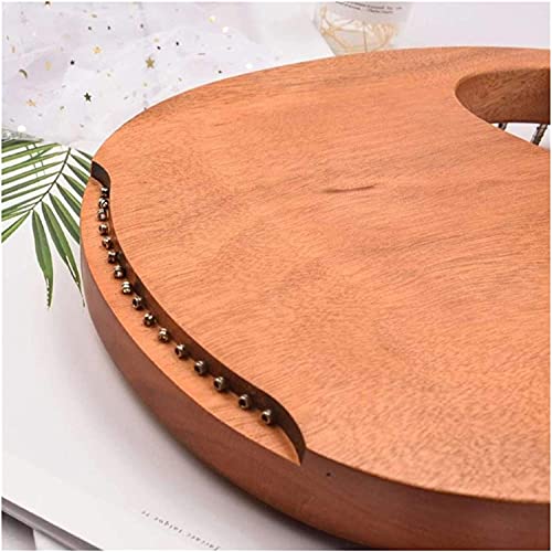 AACXRCR 16 Metalen String Hand-Hard Harp Harp Mahonie Body Klassieke Muziekinstrument Gift (Kleur: H) (Color : B) - Image 3