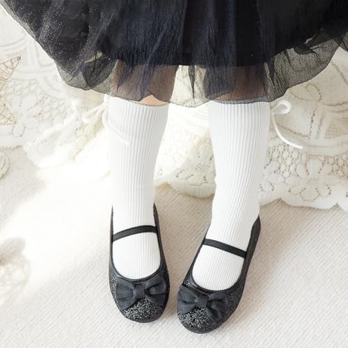 Image of GINFIVE Toddler Girls Dress Shoes Little Girls Mary Janes Ballerina Flats Shoes Toddler