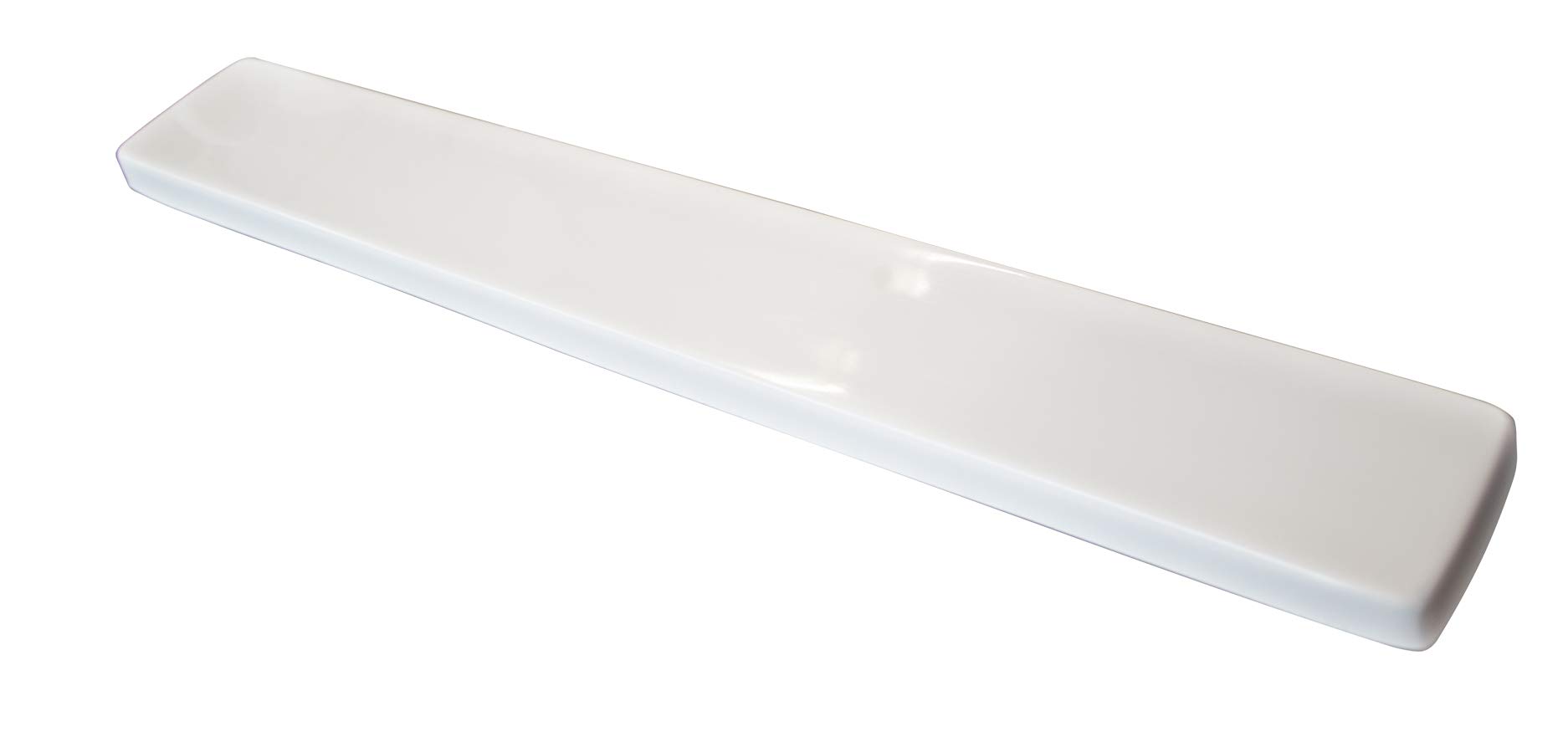 19" Universal Side Splash Top Finish: Solid White