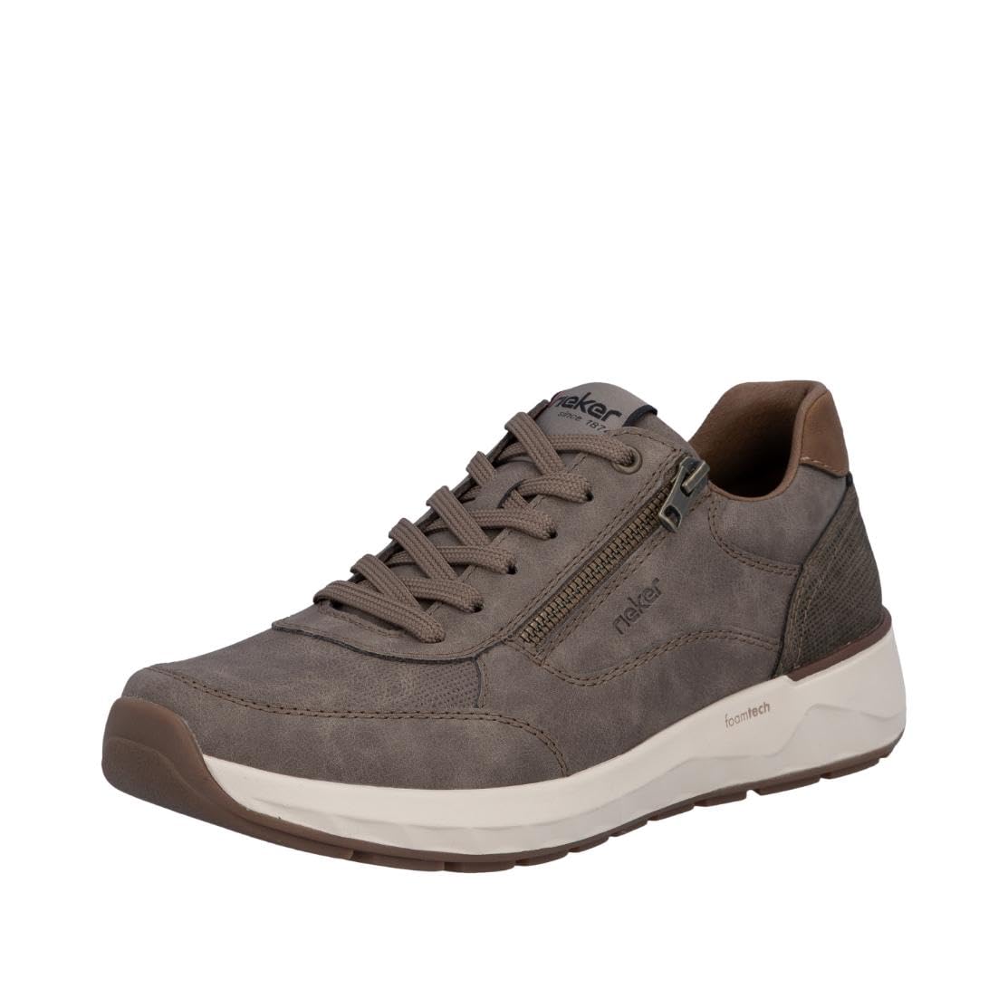 Rieker Men's Beige Extra Wide Lace Up Casual Shoes 11504 - Uk 8