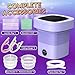 Portable Washing Machine with Upgraded 11L Capacity and Foldable Design, 3 Modes Mini Washing Machine for Deep Cleaning Underwear, Baby Clothes. Ideal for Use in RVs, Apartments, Dorms and Hotels