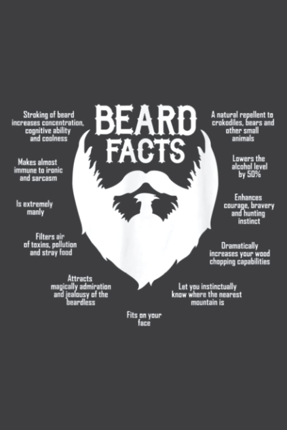 Beard Facts Funny Anything About Beard Man Gift: Daily Planner - Undated Daily Planner for Staying on Track (6" x9")