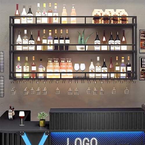 Étagère de présentation pour bouteilles d'alcool, cadeau idéal bar - 2