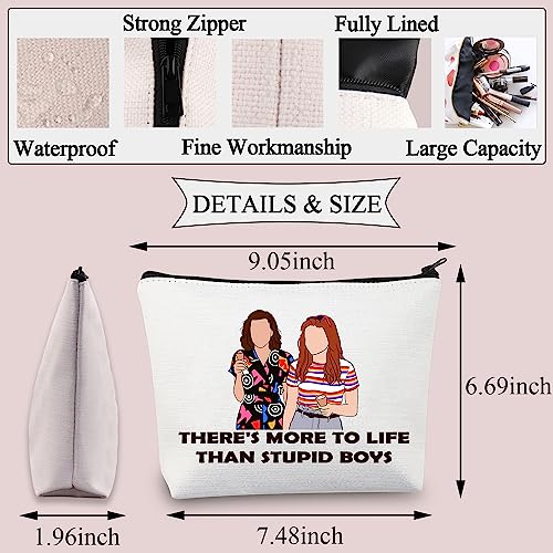 BDPWSS Scary Movie Merchandise Makeup Bag There's More To Life Than Stupid Boys Horror TV Show Gift Scary Movie Fan Gift (Stupid Boys)2