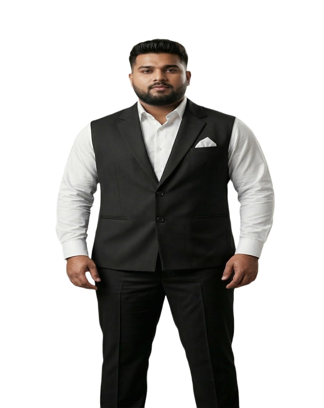 perfect productions Men Slim Fit Cotton Blend Waistcoat Half Jacket 2-picture-48