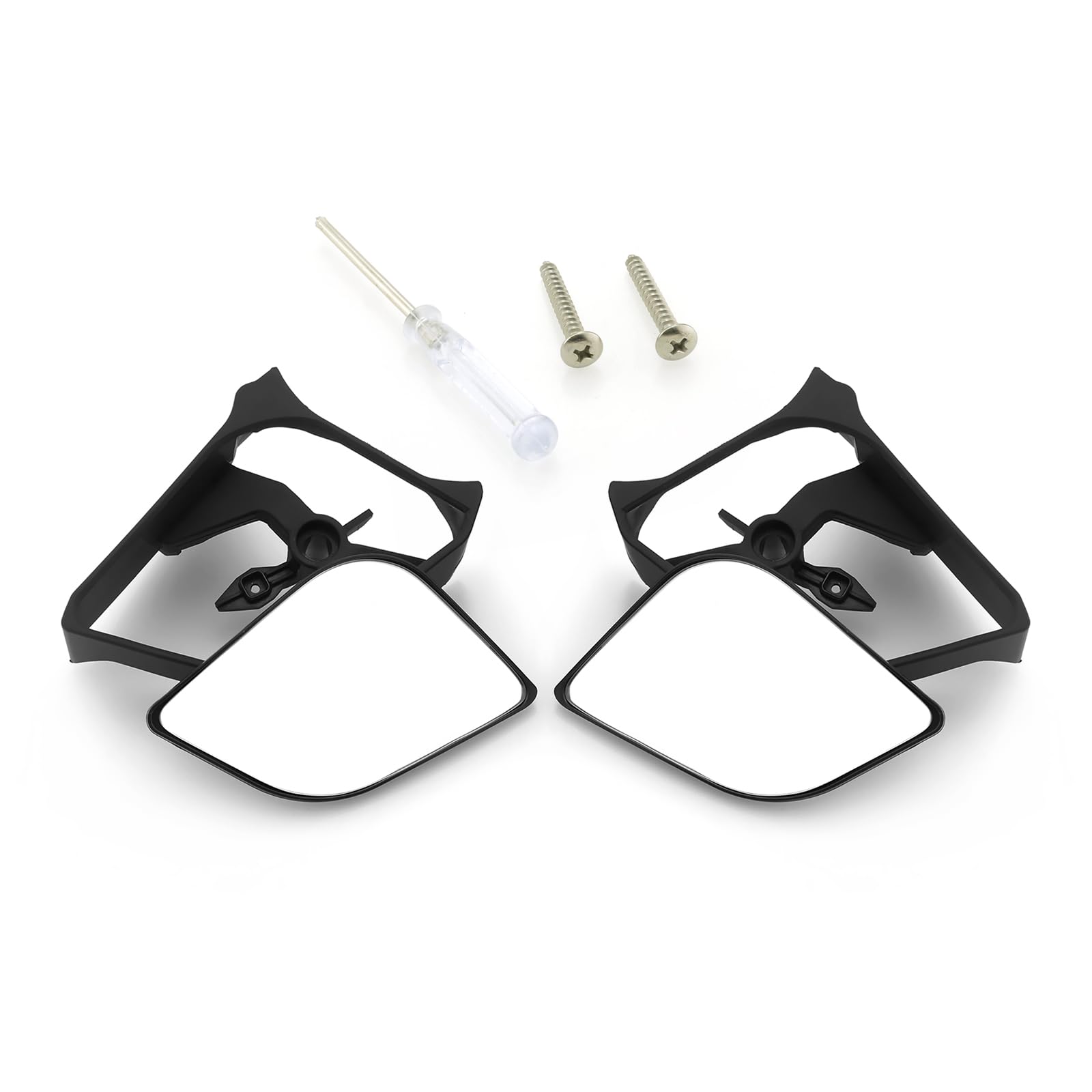 Specchietto retrovisore moto compatibile con XMAX X-MAX 250 300 400 2017-2022 Specchietti retrovisori laterali Modifica lente bianca convessa
