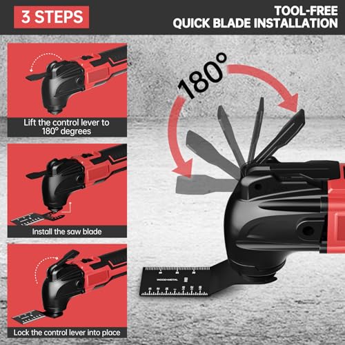 Cordless Oscillating Tool for Milwaukee 18V