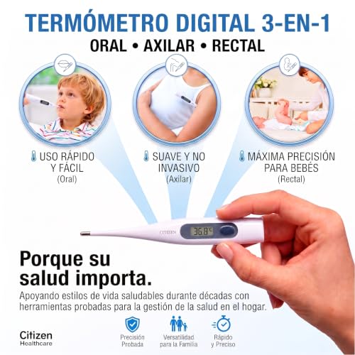 La mejor comparación de Termómetros Top 5. 14 Termómetros marca Citizen (2)