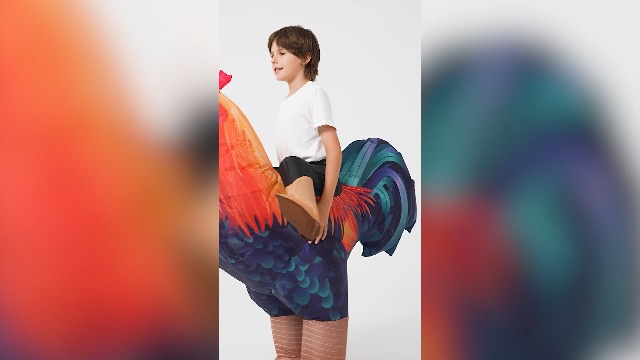 Disfraz Inflable de Pollo para Niños 55 pulgadas miniatura 7