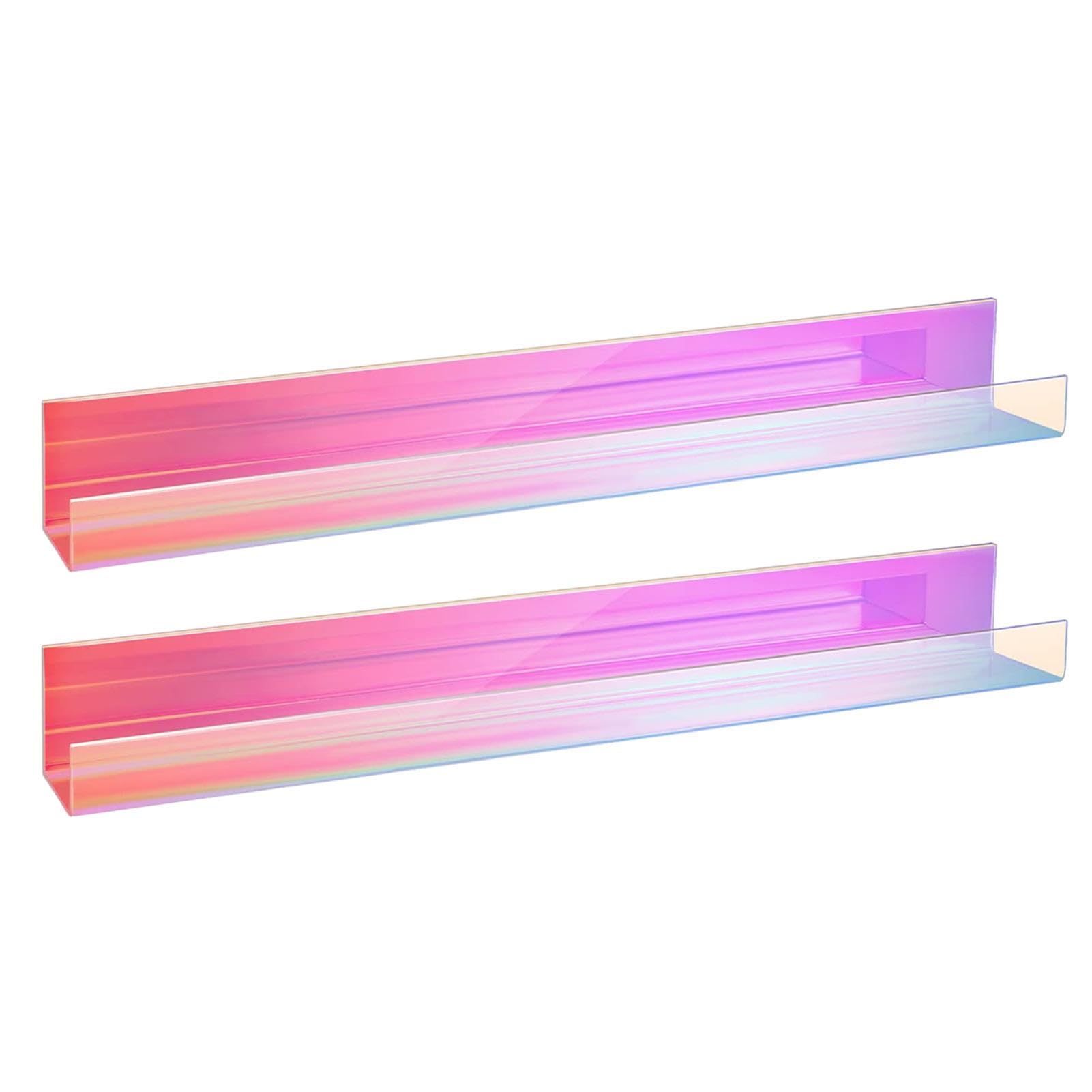 Stronrive Classroom Magnetic Shelves,Kitchen Organizer Magnetic Shelf For Whiteboard - Acrylic Reusable Kitchen Organizer Shelves, Floating Fridge Rack For Whiteboard Kids Room