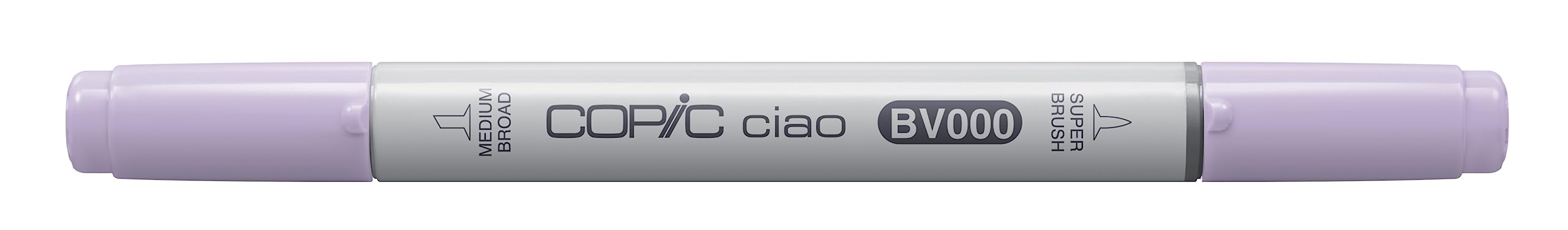 COPIC Ciao Coloured Marker Pen - (BV-000) Iridescent Mauve, For Art & Crafts, Colouring, Graphics, Highlighter, Design, Anime, Professional & Beginners, Art Supplies & Colouring Books