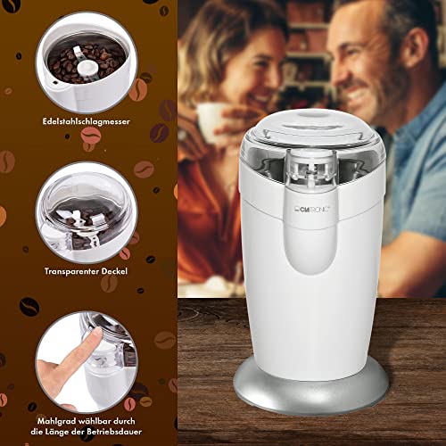 Clatronic KSW 3306 Kaffeemühle in Weiß