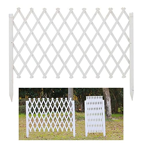 Zaun Sichtschutz Mobiler Garten Zaun - Einziehbarer Kletterrahmen Für Gartenpflanzen, Weißer Mehrzweck-Haustierstall Aus Holz/Sichtschutz, Keine Installation Erforderlich (Size : 90 * 180cm)