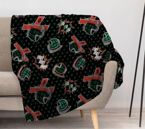 Allenjoy Hero Academy Blanket Japanese Anime Throw Blankets Couch Bed Living Room Decor Soft Durable Washable 57 X 50 SC00343-004