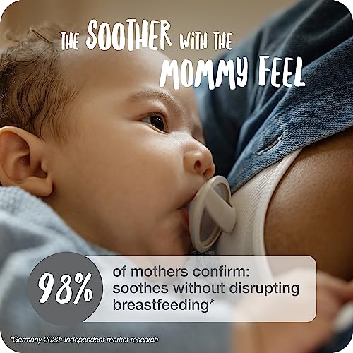 NUK MommyFeel Baby Dummy, Blush - Image 2