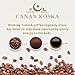 Canan Koska Turkish Coffee Medium Roast Ground Coffee 100% Arabica, Finely Ground for Rich Flavor and Smooth Texture, Ideal for Traditional Brewing in a Cezve - 3.5 Ounce (100g) - Pack Of 1