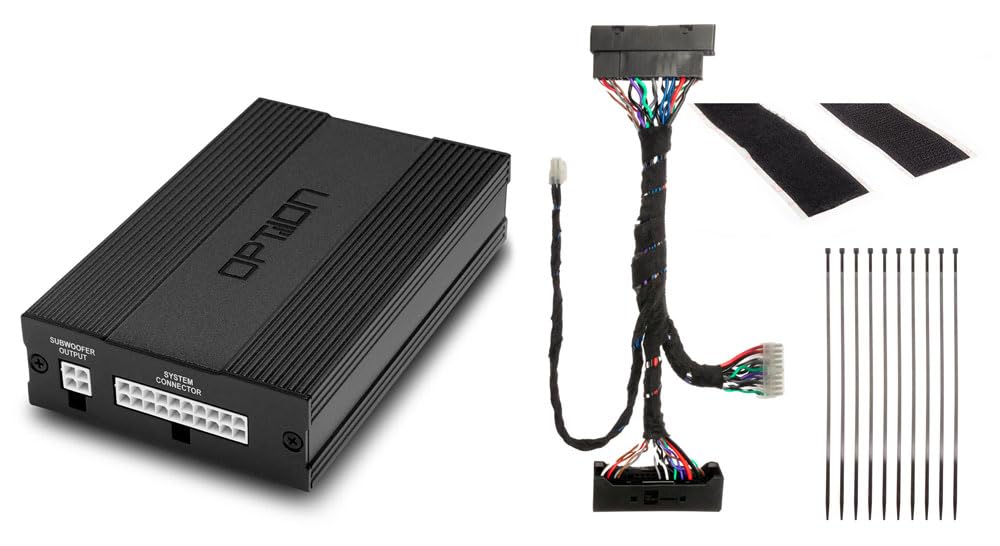 OPTION DSP-6 compatible con Seat Leon (KL) / Cupra Leon (KL) con sistema de sonido Beats de fábrica - Amplificador DSP de 6 canales Plug & Play, incluye juego de cables