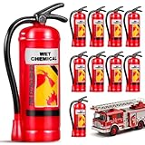 HEMOTON 20 Stück Mini Feuerloscher zum Basteln, Miniaturen Feuerlöscher Spielzeug, Klein Feuerlöscher Ornamente Miniatur Dekorationen Mikro Bastellandschaft Mini Bonsai Dekoration