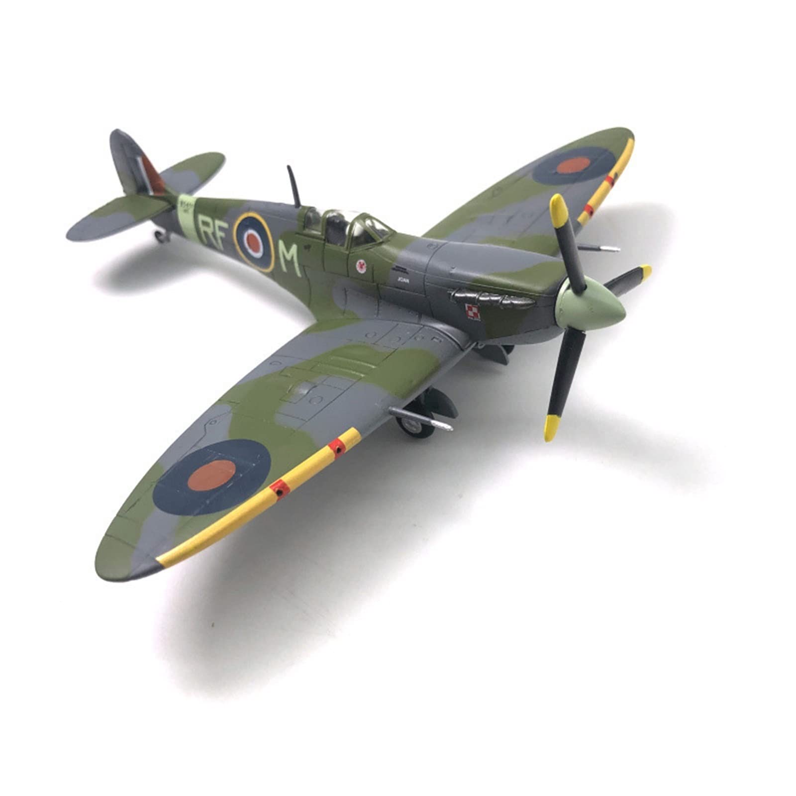 Skopiuj model samolotu 1/72 dla Spitfire w skali odlewanego ciśnieniowo metalowego wykończonego modelu wojskowego statku powietrznego kolekcja dekoracji